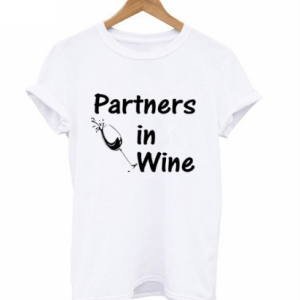 Tee shirt meilleure amie partenaires de vin 3