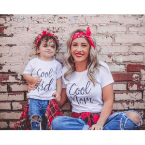 Tee shirt mere et fille cool