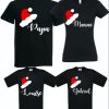 Tee shirt noel famille bonnet pere noel, noel personnalise, tenue noel enfant et adulte