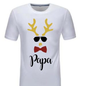 Tee shirt noel famille rennes, tee shirt noel personnalise, tenue noel enfant et adulte Tee shirt noel famille rennes, tee shirt noel personnalise, tenue noel enfant et adulte