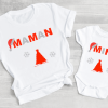 Tee shirt noel maman mini, tee shirt noel famille, tee shirt noel personnalise