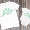 Tee shirt papa mini, tee shirt matchy papasaurus minisaurus, papa et enfant, tenue assortie