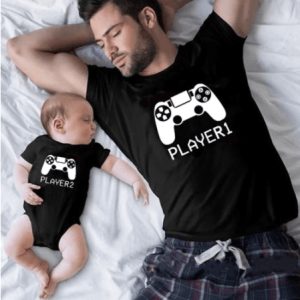 Tee shirt pere fils gamer Tee shirt pere fils gamer