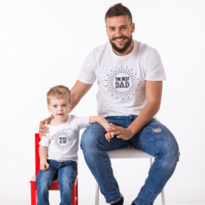 Tee shirt pere fils le meilleur papa Tee shirt pere fils le meilleur papa
