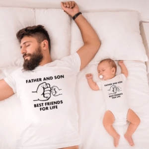Tee shirt pere fils meilleurs amis Tee shirt pere fils meilleurs amis