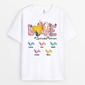 L’Amour Dans La Vie De Mamie – Cadeau Personnalise  T-shirt Pour Paques L’Amour Dans La Vie De Mamie – Cadeau Personnalise  T-shirt Pour Paques