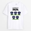 L’Equipe De Papa Avec Maillots De Foot – Cadeau Personnalise  T-shirt pour Papa