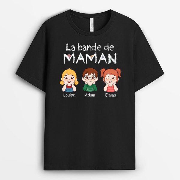 La Bande A Maman – Cadeau Personnalise  T-shirt pour Femme