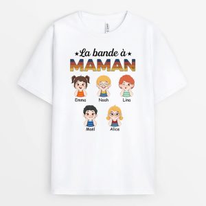 La Bande A Maman Dessin Mignon – Cadeau Personnalise  T-shirt pour Maman La Bande A Maman Dessin Mignon – Cadeau Personnalise  T-shirt pour Maman