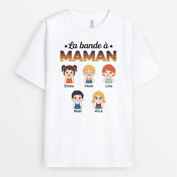 La Bande A Maman Dessin Mignon – Cadeau Personnalise  T-shirt pour Maman