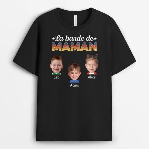 La Bande A Maman Mamie Avec Photos – Cadeau Personnalise T-shirt pour Femme La Bande A Maman Mamie Avec Photos – Cadeau Personnalise T-shirt pour Femme