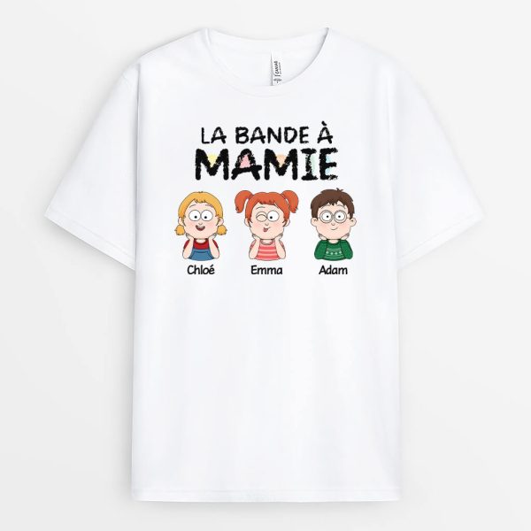 La Bande A MamanMamie Etoile – Cadeau Personnalise  T-shirt pour Femme