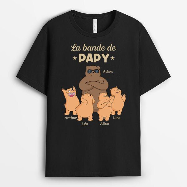 La Bande A MamanMamie Ours Malin – Cadeau Personnalise  T-shirt pour Femme