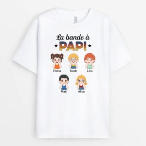 La Bande A Papa Dessin Mignon – Cadeau Personnalise  T-shirt pour Papa