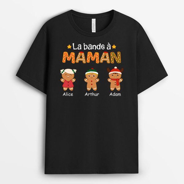 La Bande De Maman Biscuit – Cadeau Personnalise  T-shirt pour Noel