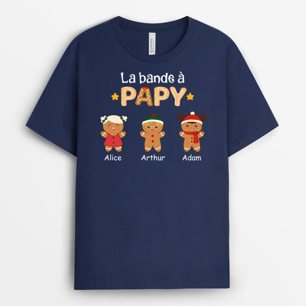 La Bande De Papa Biscuit – Cadeau Personnalise  T-shirt pour Noel