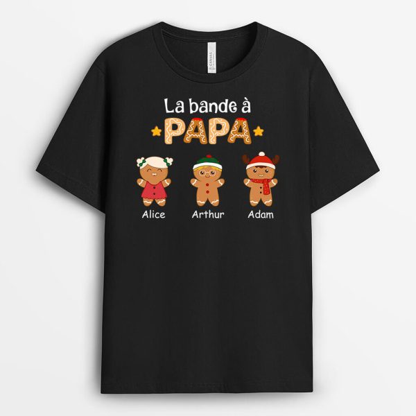 La Bande De Papa Biscuit – Cadeau Personnalise  T-shirt pour Noel