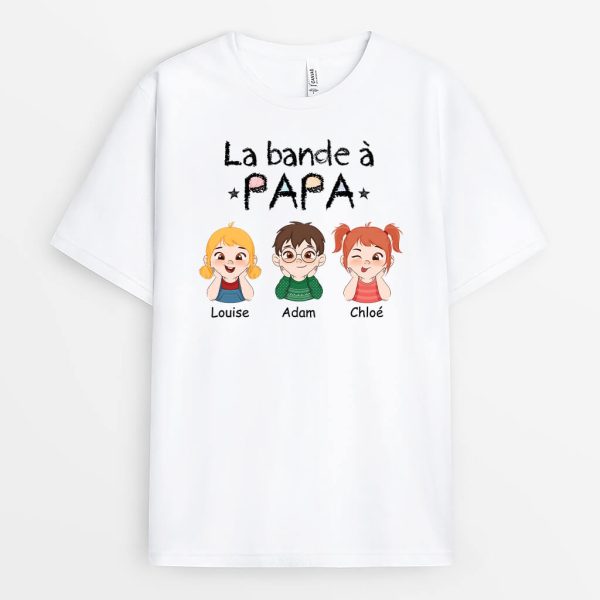 La Bande De Papa – Cadeau Personnalise  T-shirt pour Homme