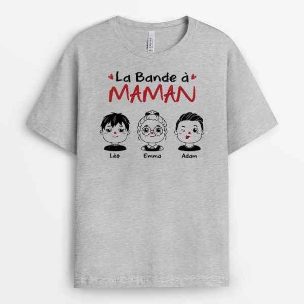 La Bande a MamieMaman – Cadeau Personnalise  T-shirt pour Femme