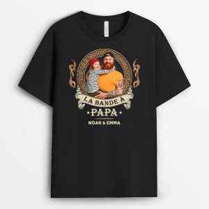 La Bande a Papa Cool Cadeau Personnalise T shirt Pour Papa 1