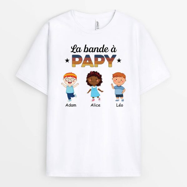 La Bande a Papy BD – Cadeau Personnalise  T-shirt pour Papy