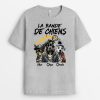 La Bande du Chien – Cadeau Personnalise  T-shirt pour Amoureux des Animaux