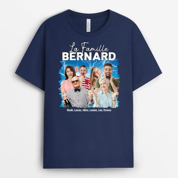 La Famille Dubois – Cadeau Personnalise  T-shirt Pour Famille