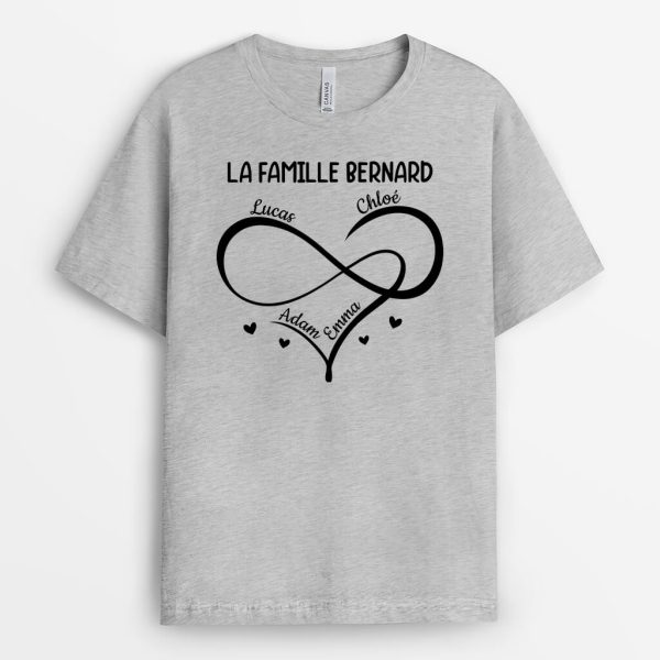 La Famille Richard – Cadeau Personnalise  T-shirt Pour Famille