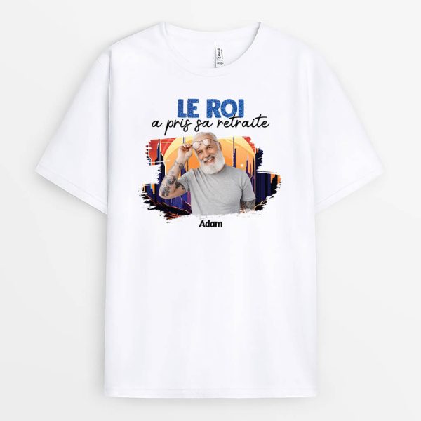 La Legende A Pris Sa Retraite – Cadeau Personnalise  T-shirt pour Homme