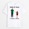 La Legende et L’Heritage – Cadeau Personnalise  T-shirt pour Papa Papi