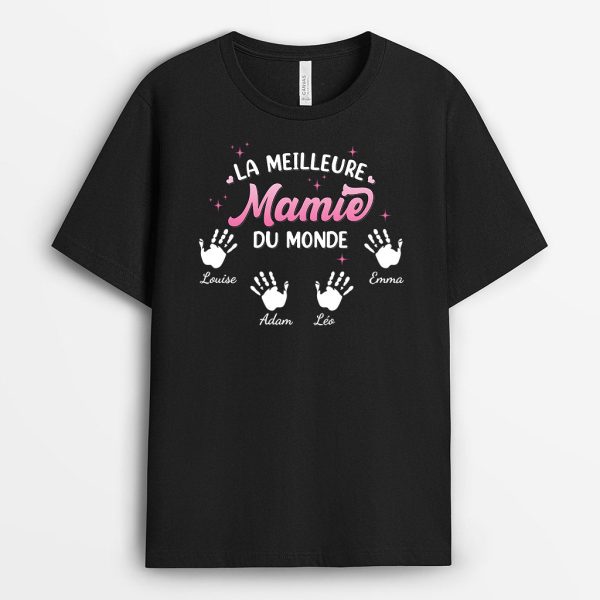 La Meilleure Maman Du Monde – Cadeau Personnalise  T-shirt pour Maman