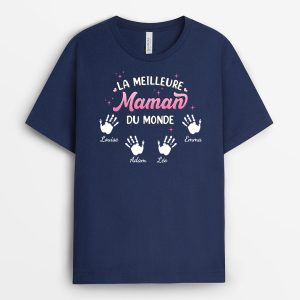 La Meilleure Maman Du Monde – Cadeau Personnalise  T-shirt pour Maman La Meilleure Maman Du Monde – Cadeau Personnalise  T-shirt pour Maman