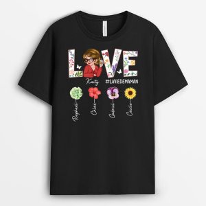 La Vie De Maman Amour – Cadeau Personnalise T-shirt pour Femme La Vie De Maman Amour – Cadeau Personnalise T-shirt pour Femme