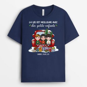 La Vie Est Meilleure – Cadeau Personnalise T-shirt Pour Mamie Papi La Vie Est Meilleure – Cadeau Personnalise T-shirt Pour Mamie Papi