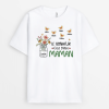 Le Bonheur C’Est D’Etre Maman Floral – Cadeau Personnalise  T-shirt pour Maman