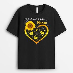 Le Bonheur De Mamie Maman – Cadeau Personnalise  T-shirt pour MamanMamie Le Bonheur De Mamie Maman – Cadeau Personnalise  T-shirt pour MamanMamie