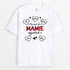 Le Coeur De Mamie Appartient A Version Coeur Rouge – Cadeau Personnalise  T-shirt pour Femme