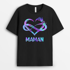 Le Coeur De Mamie – Cadeau Personnalise  T-shirt pour MamanMamie Le Coeur De Mamie – Cadeau Personnalise  T-shirt pour MamanMamie