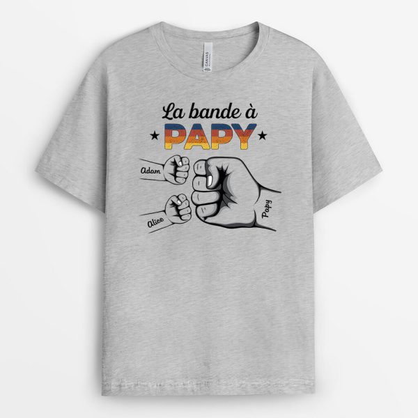 Le Gang de Papa Poing – Cadeau Personnalise  T-shirt pour Papa