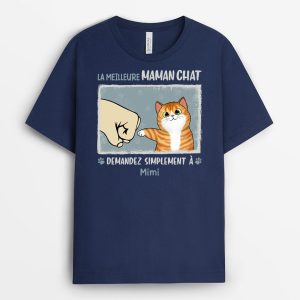 Le Meilleur PapaLa Meilleure Maman Chat – Cadeau Personnalise T-shirt pour Amoureux des Chats Le Meilleur PapaLa Meilleure Maman Chat – Cadeau Personnalise T-shirt pour Amoureux des Chats
