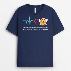 Le Moment Où Votre Cœur S’est Arrêté Chien – Cadeau Personalise T-shirt pour Amoureux des Chiens Le Moment Où Votre Cœur S’est Arrêté Chien – Cadeau Personalise T-shirt pour Amoureux des Chiens
