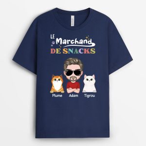 Le RevendeurLa Revendeuse De Friandise Version Chats – Cadeau Personnalise  T-shirt Pour Amoureux Des Animaux Le RevendeurLa Revendeuse De Friandise Version Chats – Cadeau Personnalise  T-shirt Pour Amoureux Des Animaux