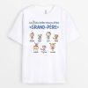 Les 7 Plus Belles Raisons d’Etre Papy – Cadeau Personnalise  T-shirt pour Papy