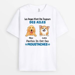 Les Anges N’ont Pas Toujours Des Ailes Version Chien – Cadeau Personnalise T-shirt pour Amoureux Des Animaux Les Anges N’ont Pas Toujours Des Ailes Version Chien – Cadeau Personnalise T-shirt pour Amoureux Des Animaux
