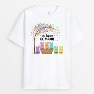 Les Lapins de Maman – Cadeau Personnalise T-shirt Pour Paques Les Lapins de Maman – Cadeau Personnalise T-shirt Pour Paques