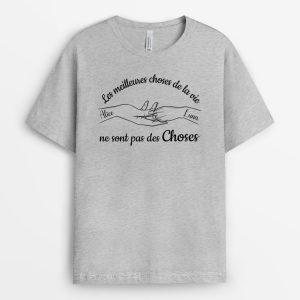 Les Meilleures Choses De La Vie – Cadeau Personnalise T-shirt pour Amoureux des Chiens Les Meilleures Choses De La Vie – Cadeau Personnalise T-shirt pour Amoureux des Chiens