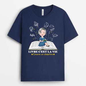 Livre C’Est La Vie – Cadeau Personnalise  T-shirt Pour Femme
