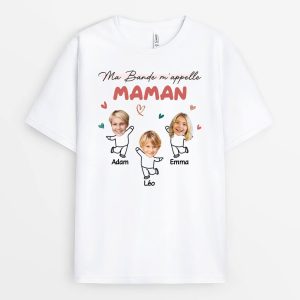 Ma Bande M’Appelle MamieMaman – Cadeau Personnalise T-shirt pour Femme Ma Bande M’Appelle MamieMaman – Cadeau Personnalise T-shirt pour Femme