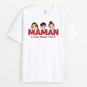 Mamam Mamie – Cadeau Personnalise  T-shirt pour Mamie Maman
