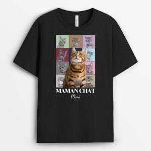 Maman Chat Papa Chat – Cadeau Personnalise T-shirt pour les amoureux des animaux Maman Chat Papa Chat – Cadeau Personnalise T-shirt pour les amoureux des animaux